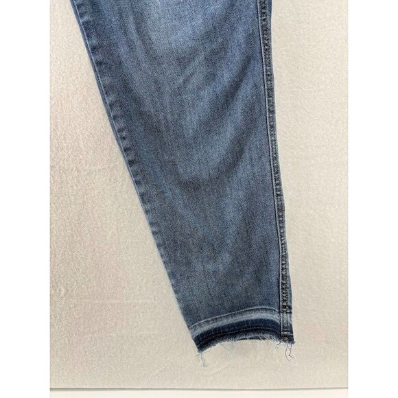 Lane Bryant Super Stretch Skinny Plus Size 20 Raw Hem‎ Triple Button - Picture 2 of 6